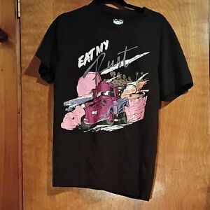 Kids Black Graphic Tee